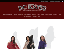 Tablet Screenshot of dcknits.com